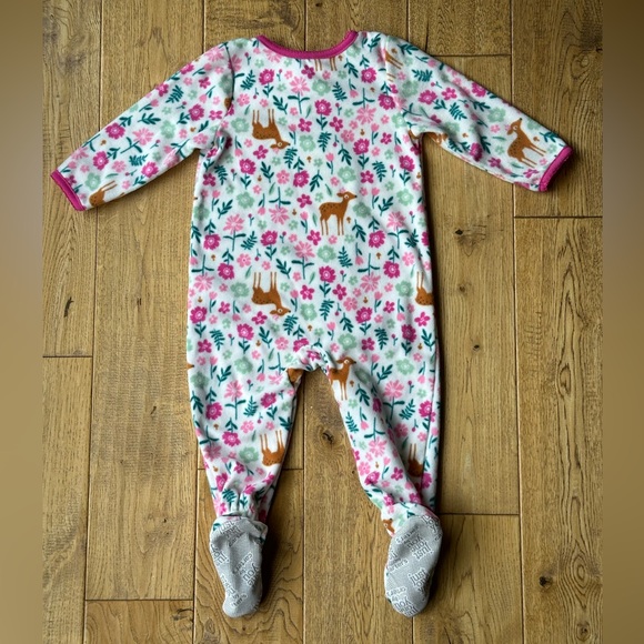 Carter’s Bundle of Two Fleece Footie Pajamas size 12 Months - Picture 6 of 11